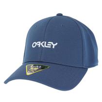 Boné Oakley 6 Panel Stretch Metalic Hat Unissex - Marinho