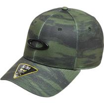 Boné Oakley Aba Curva Tincan Cap Brush Tiger Camo Green Boné Oakley Aba Curva Tincan Cap Brush Tiger Camo Green