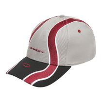 Boné Oakley Aba Curva Wave Cap WT25 Cement/Black/Iron Red