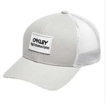 Boné Oakley B1B HDO Trucker Unissex - Cinza e Branco