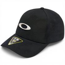 Boné Oakley Tincan Cap Aba Curva Masculino Original Cor:PretoTamanho:L/XL Boné Oakley Tincan Cap Aba Curva Masculino Original Cor:PretoTamanho:L/XL