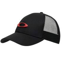 Boné Oakley Trucker Ellipse Hat Pitch Black/Flame Red Boné Oakley Trucker Ellipse Hat Pitch Black/Flame Red