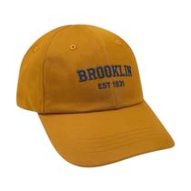 Boné Ocre Ajustável Aba Curta Brooklyn Premium