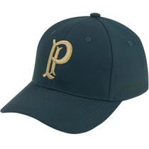 Boné oficial palmeiras ajustável strapback aba curva verde