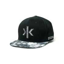 Boné Okdok Aba Reta Strapback Preto FullPrint