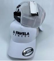 Boné Original Aba Curva Ajustável Trucker Favela Venceu Boné Original Aba Curva Ajustável Trucker Favela Venceu