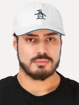 Boné Original Penguin Masculino Tradicional Bordado Branco Boné Original Penguin Masculino Tradicional Bordado Branco