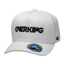 Boné Overking Aba Curva Snapback Basic Branco Boné Overking Aba Curva Snapback Basic Branco