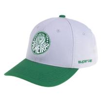 Boné Palmeiras Bordado Licenciado Supercap Ajustável Cinza Boné Palmeiras Bordado Licenciado Supercap Ajustável Cinza