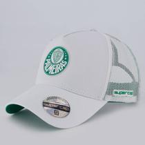 Boné Palmeiras Trucker Branco e Verde Boné Palmeiras Trucker Branco e Verde