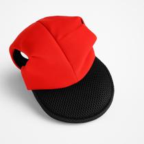 Boné Para Cachorro Acessório Pet Com Aba Protetora Solar Ajustável Estiloso Passeio Skapetshop