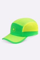 Boné para Corrida HUPI Run Fast Verde e Amarelo Boné para Corrida HUPI Run Fast Verde e Amarelo