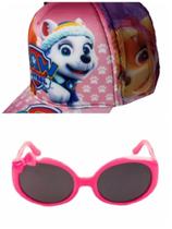 Boné patrulha canina masculino e feminina mais óculos de sol infantil , super kit para seu filho/a