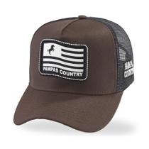 Boné Peão Rodeio Bandeira Exclusiva Pampas Country Estilo Sertanejo Boné Peão Rodeio Bandeira Exclusiva Pampas Country Estilo Sertanejo