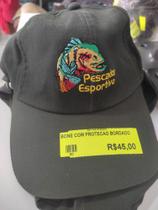 Boné pescador com proteção bordado