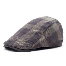 Boné plano Gatsby Newsboy Hat Scally Cap para homens de algodão/jeans Boné plano Gatsby Newsboy Hat Scally Cap para homens de algodão/jeans