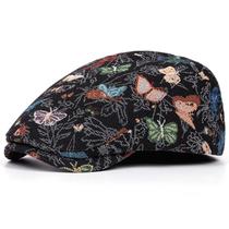 Boné plano Gatsby Newsboy Hat Scally Cap para homens de algodão/jeans Boné plano Gatsby Newsboy Hat Scally Cap para homens de algodão/jeans