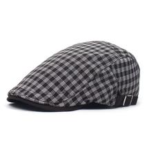 Boné plano masculino Gatsby Newsboy Hat Scally Cap de algodão ou jeans Boné plano masculino Gatsby Newsboy Hat Scally Cap de algodão ou jeans