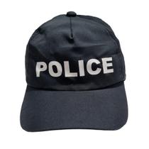 Boné Policial Basic para Fantasia Boné Policial Basic para Fantasia