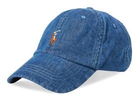 Boné Polo Ralph Lauren Denim de Beisebol Tamanho Único Masculino