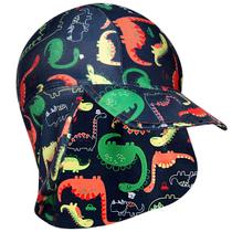 Boné Praia Bebê e Infantil Proteção UV 50+ Dinossauros Marinho Tip Top Boné Praia Bebê e Infantil Proteção UV 50+ Dinossauros Marinho Tip Top