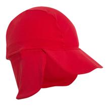 Boné Praia Infantil Proteção UV Vermelho Tip Top