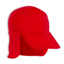 Boné Praia Infantil Proteção UV Vermelho Tip Top