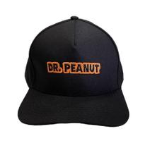 Boné Preto Americano Dr. Peanut - Padrão: Único Boné Preto Americano Dr. Peanut - Padrão: Único