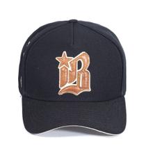 Boné Preto Casual Ousado Autêntico Black Brazil Aba Curva