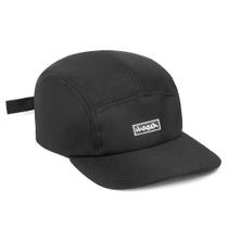 Boné Preto Five Panel Urbano Strapback Skatista Unissex Voggar Original Boné Preto Five Panel Urbano Strapback Skatista Unissex Voggar Original