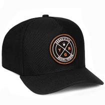 Boné Preto Masculino Aba Curva Ajustável Urban Style Young Original