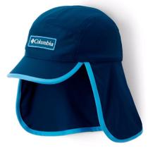 Boné Proteção Pescoço Infantil Fps 50 Cachalot Columbia Azul