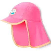 Boné Proteção Pescoço Infantil Fps 50 Cachalot Columbia Pink