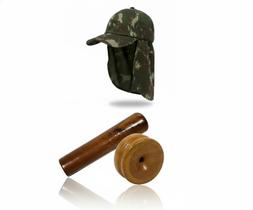 Boné Protetor Pescoço + Apito Marreca 29 Apito Capivara