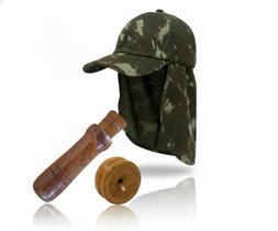 Boné Protetor Pescoço + Apito Marreca 29 Apito Marrecao