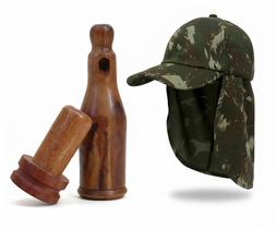 Boné Protetor Pescoço + Apito Rola 21+ Pio Marreca Caneleira