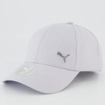 Boné Puma Ess Metal Cat BB Cinza Claro Boné Puma Ess Metal Cat BB Cinza Claro