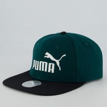 Boné Puma Ess No.1 Logo FB Verde e Preto Boné Puma Ess No.1 Logo FB Verde e Preto