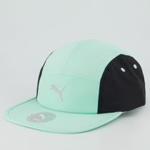 Boné Puma Ess Running 5 Panel Verde Boné Puma Ess Running 5 Panel Verde