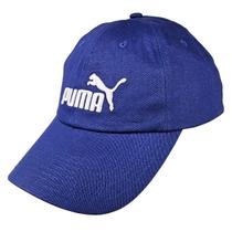 Bone Puma Essencial Logo Bordado Aba Curva Conforto Original