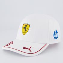 Boné Puma Ferrari Leclerc LC Branco