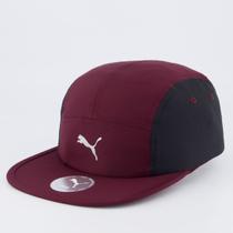 Boné Puma Running 5 Panel Bordô Boné Puma Running 5 Panel Bordô