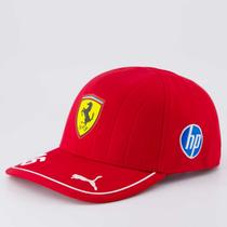 Boné Puma Scuderia Ferrari Driver Leclerc Vermelho