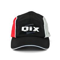 Boné QIX Five Panel Red & Black Original Skate Aba Curva