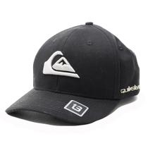 Boné Quiksilver Aba Curva Decades WT25 Preto Boné Quiksilver Aba Curva Decades WT25 Preto