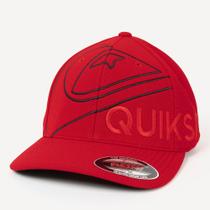 Boné Quiksilver Aba Curva Emb Side Omni WT26 Vermelho
