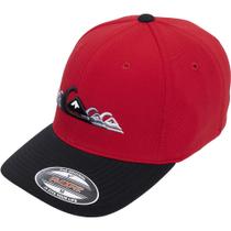 Boné Quiksilver Aba Curva Emb Three Logo WT24 Red