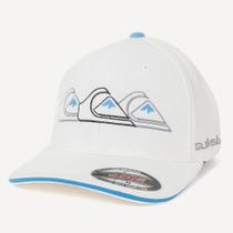 Boné Quiksilver Aba Curva Emb Three Logo WT26 Branco