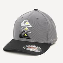 Boné Quiksilver Aba Curva Emb Three Logo WT26 Dark Gray