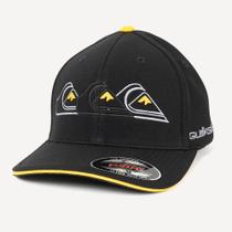 Boné Quiksilver Aba Curva Emb Three Logo WT26 Preto